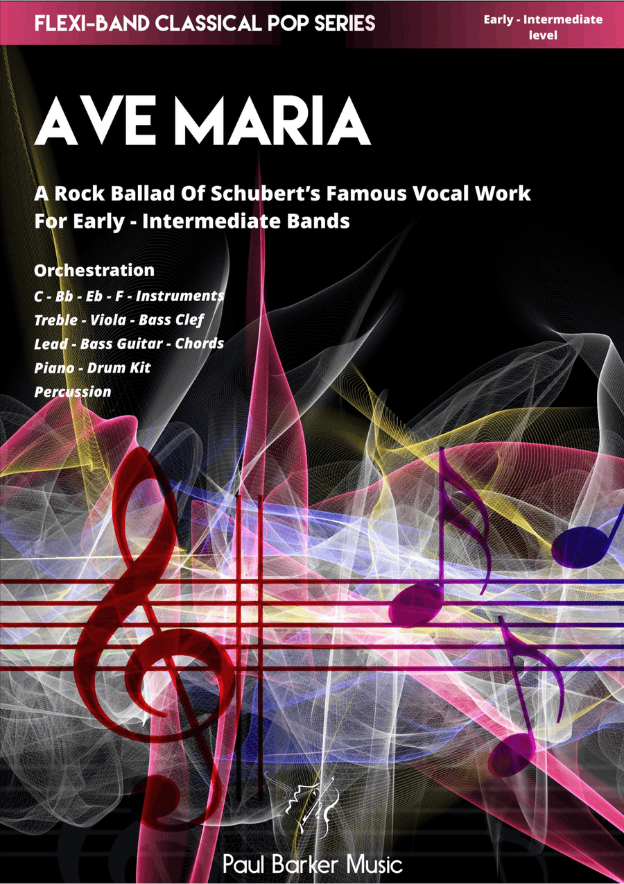 Ave Maria (Flexible Instrumentation) Concert Band scores gallery preview page 1