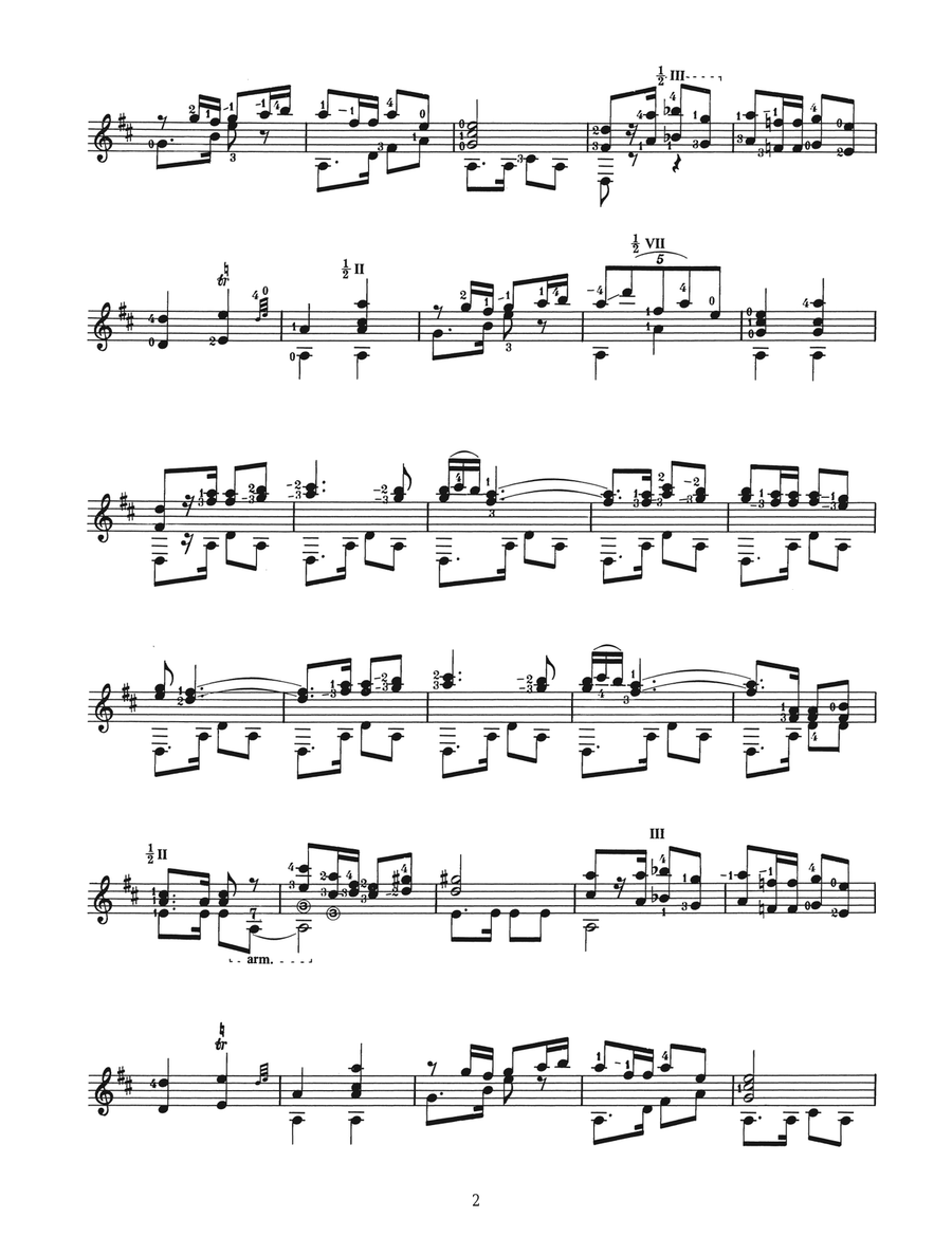 Theme from the Zarzuela 'Marina' Acoustic Guitar scores gallery preview page 2