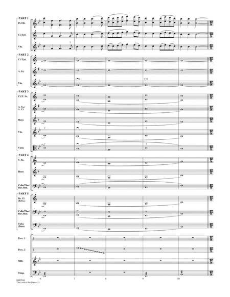 The Lord Of The Dance - Full Score