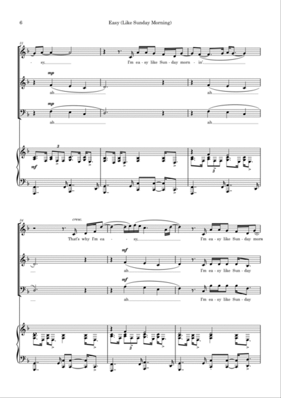 Easy 3-Part scores gallery preview page 6