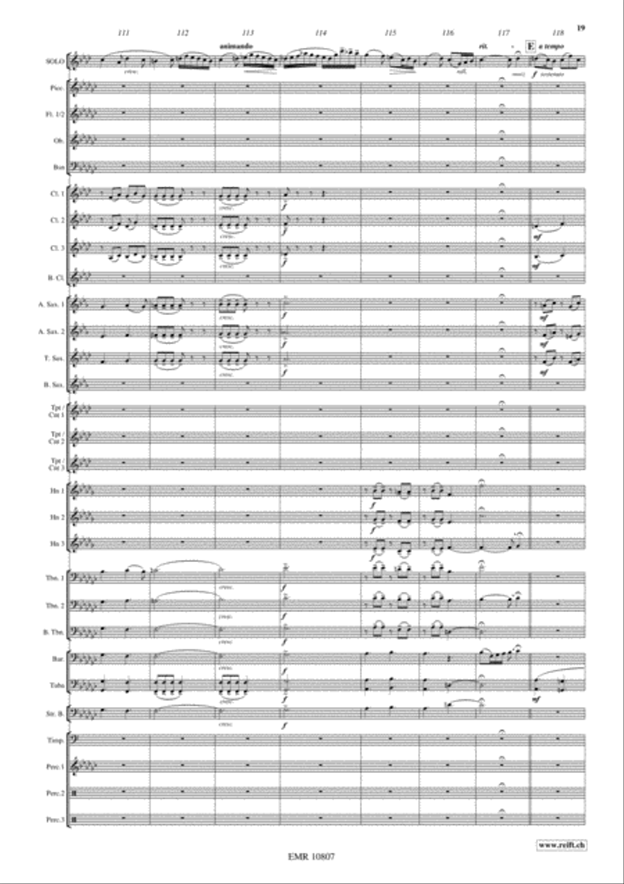 Saltatio Diabolica Saltatio Diabolica Concert Band scores gallery preview page 20
