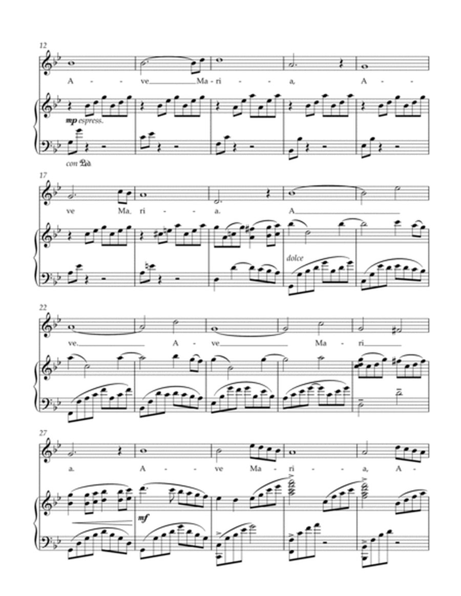 Ave Maria Caccini for Soprano & Piano (G minor) image number null