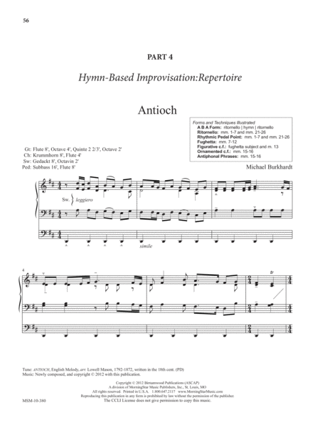 Creative Hymn Playing: Improvisation, Exercises, and Repertoire image number null