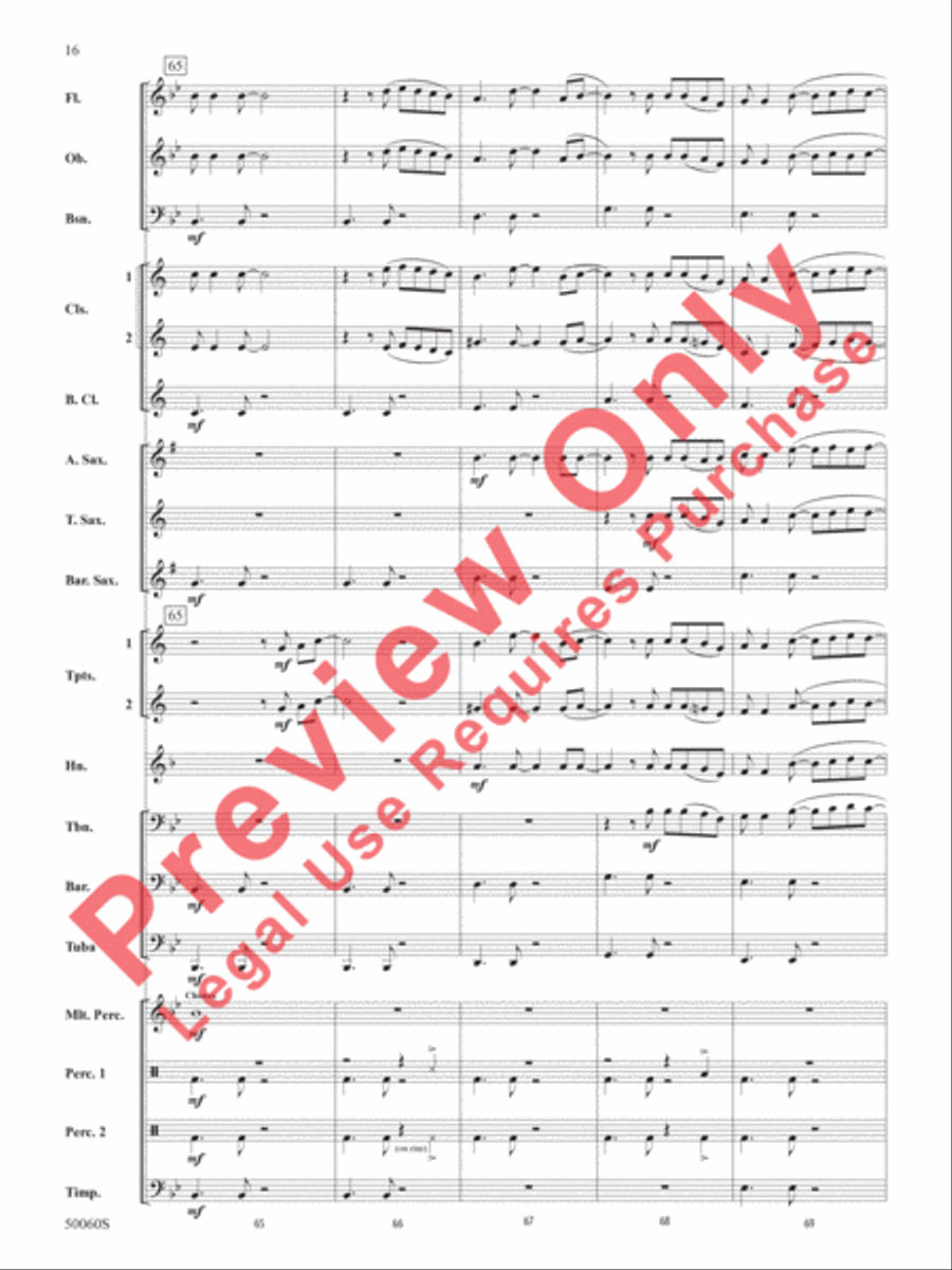 Made You Look Made You Look Concert Band scores gallery preview page 17