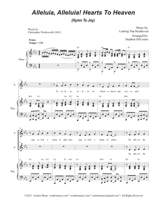 Alleluia, Alleluia! Hearts To Heaven (2-part choir - (SA)