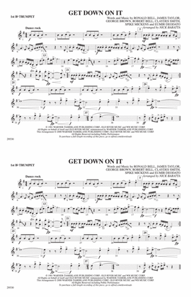 Get Down on It: 1st B-flat Trumpet