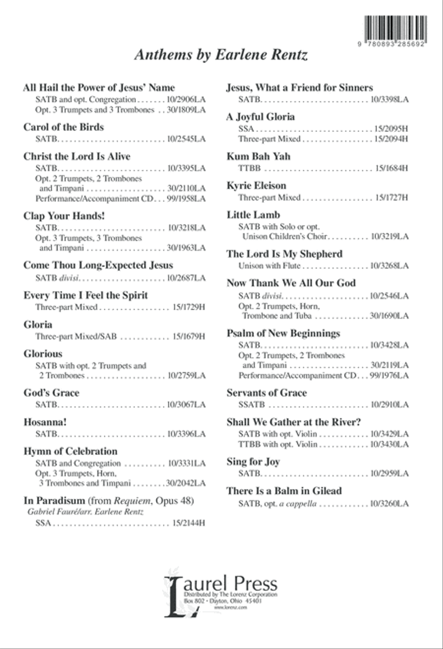 Amazing Grace! Amazing Love! 4-Part scores gallery preview page 12