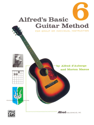 Book cover for Alfred's Basic Guitar Method, Book 6