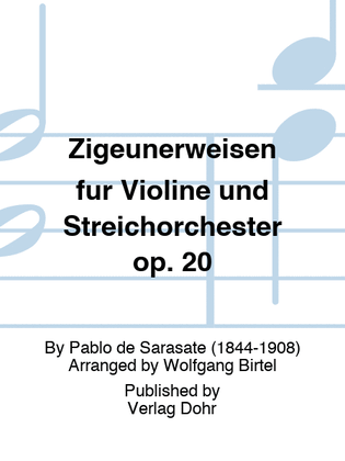 Zigeunerweisen für Violine und Streichorchester op. 20