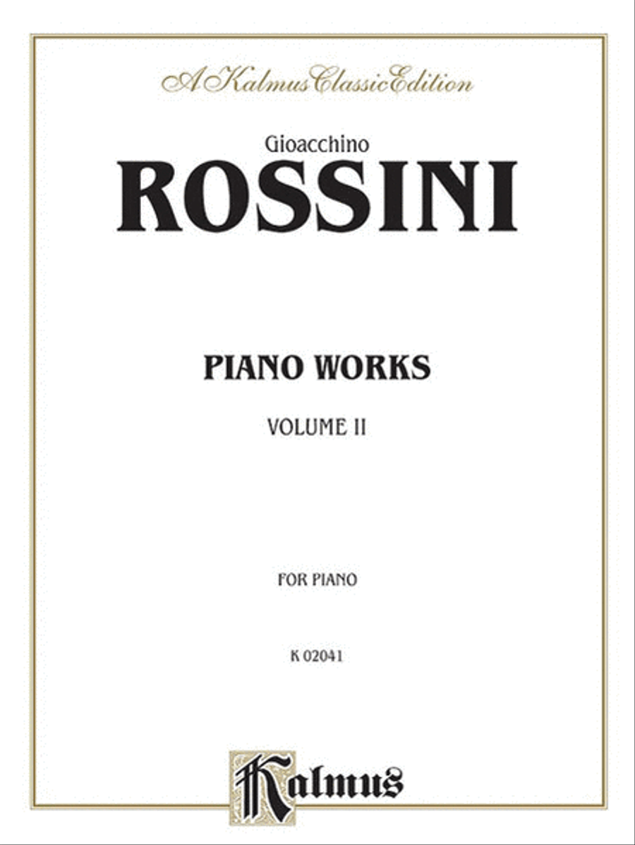 Piano Works, Volume 2 Piano Works, Volume 2 Piano Solo scores gallery preview page 1