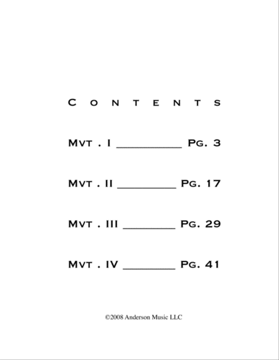 Scheherazade arranged for flute, harp and string quintet, full score Large Ensemble scores gallery preview page 2