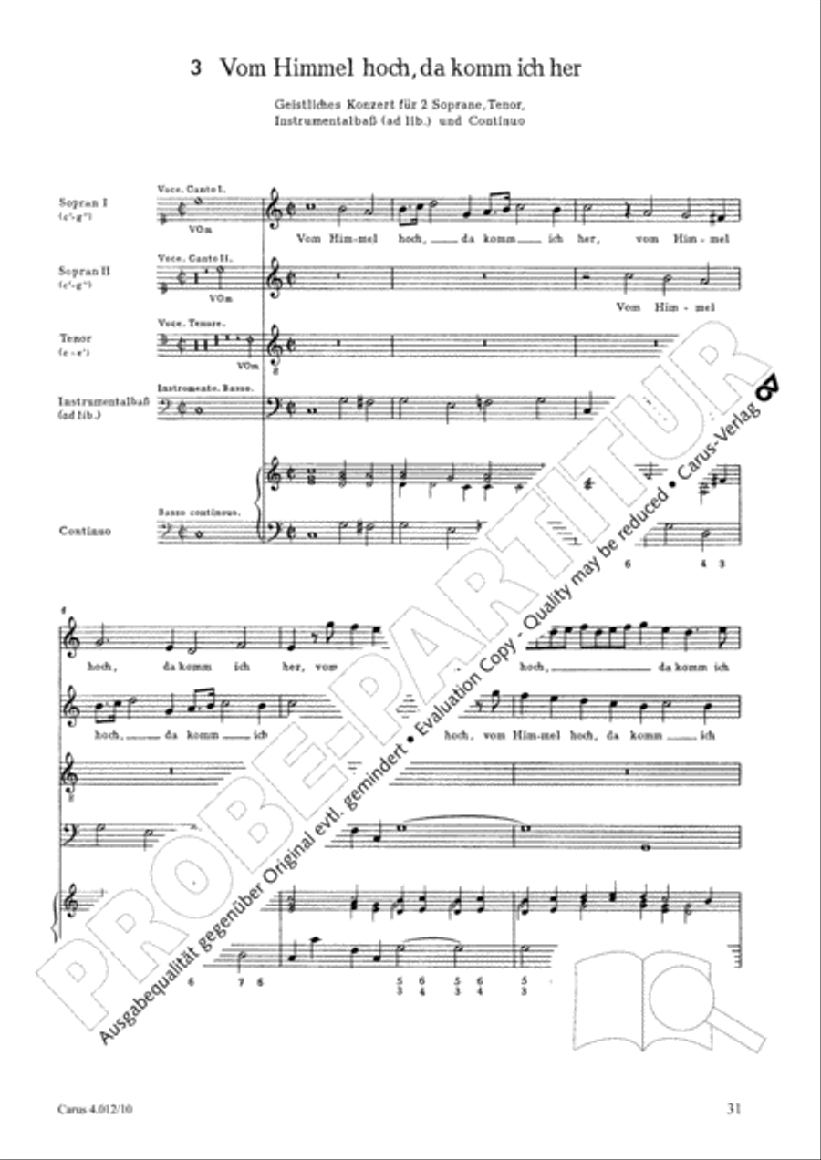 Opella Nova I. Teil 1618 Opella Nova I. Teil 1618 Collection / Songbook scores gallery preview page 32