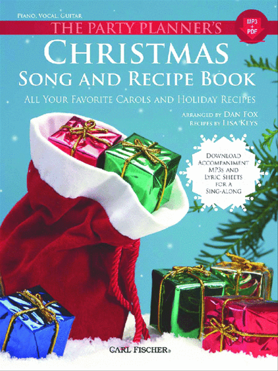 The Party Planner's Christmas Song and Recipe Book Piano, Vocal, Guitar scores gallery preview page 1