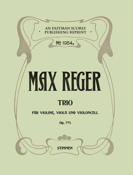 Trio fur Violine, Viola und Violoncell. Op. 77b