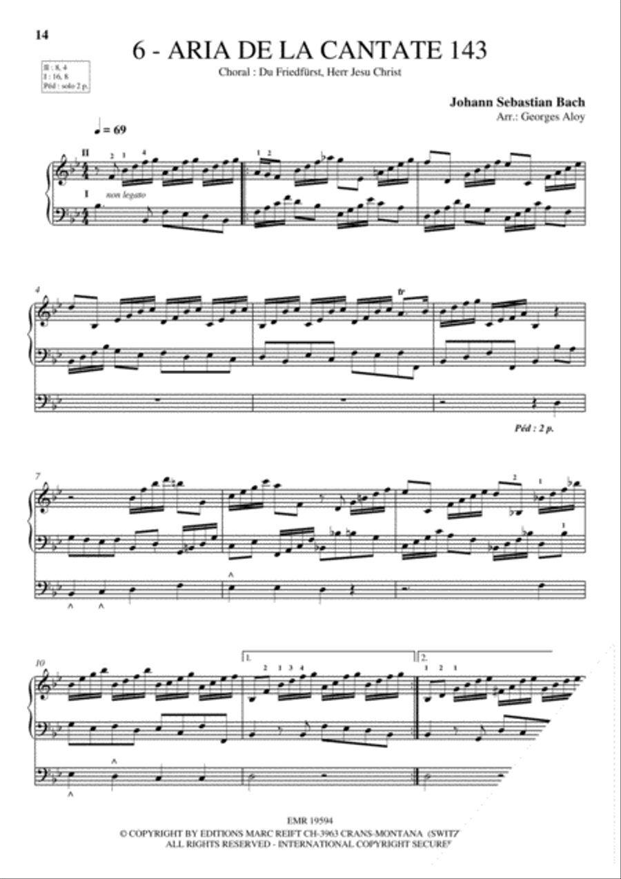 24 Pieces celebres Volume 1 Organ scores gallery preview page 9