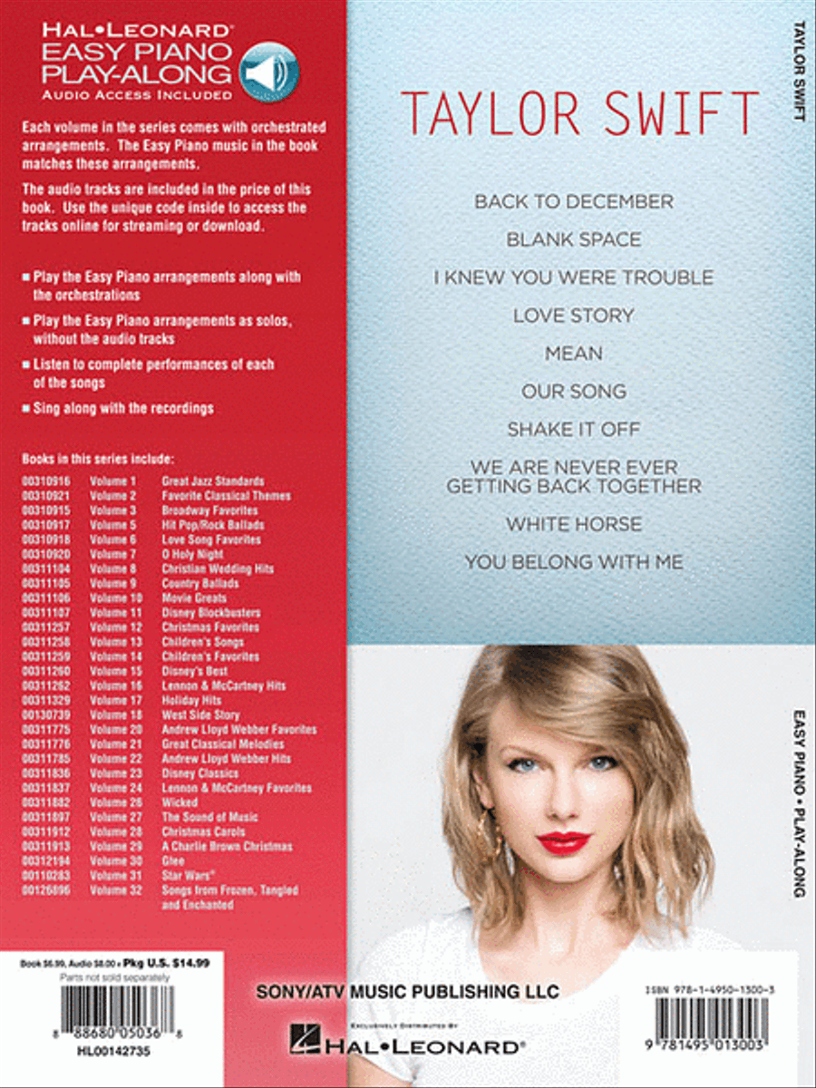 Taylor Swift Easy Piano scores gallery preview page 2