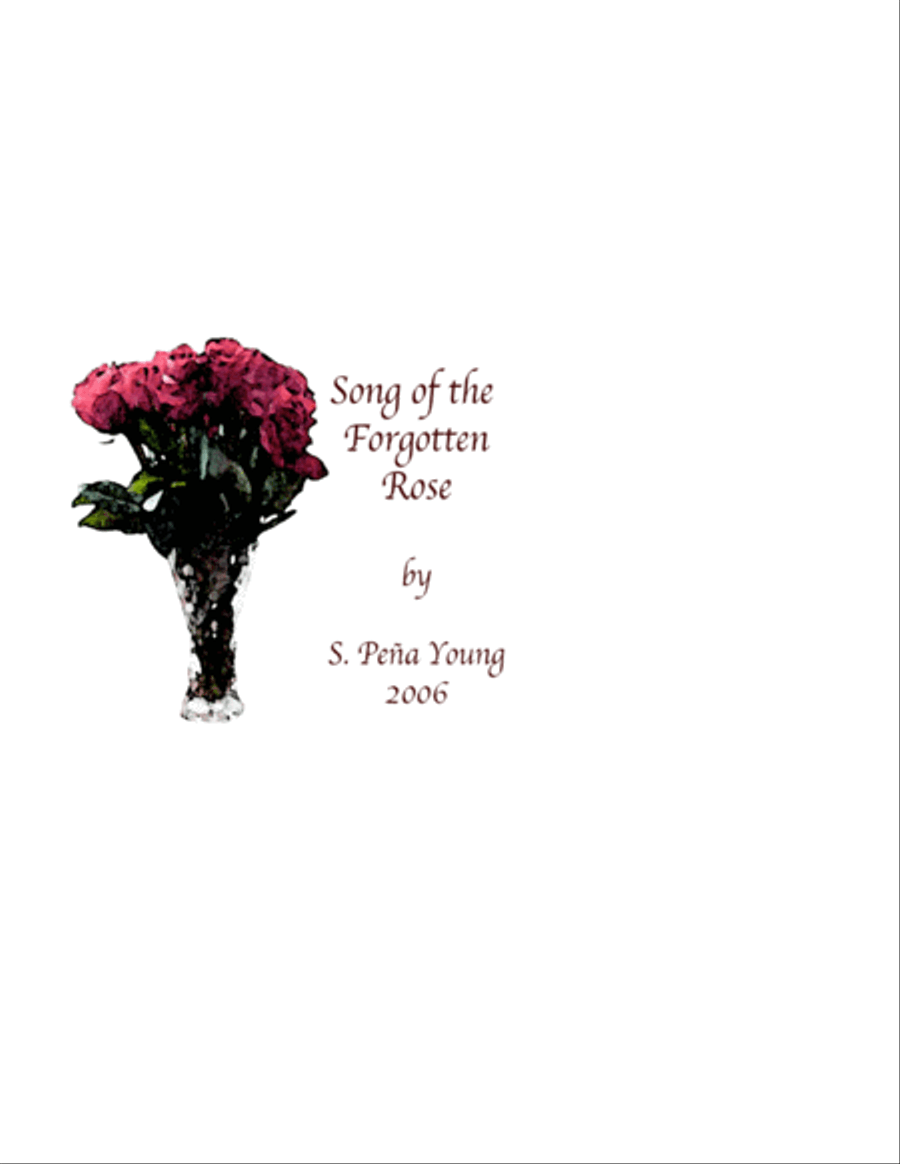 Song of the Forgotten Rose for Soprano and Piano Soprano Voice scores gallery preview page 1