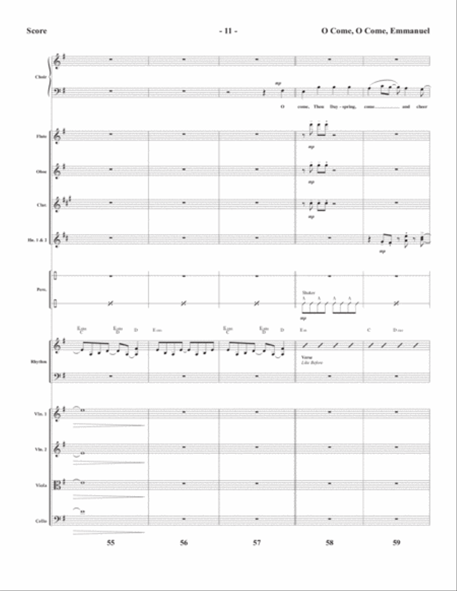 The Thrill of Hope (A New Service of Lessons and Carols) - Full Score Choir scores gallery preview page 7
