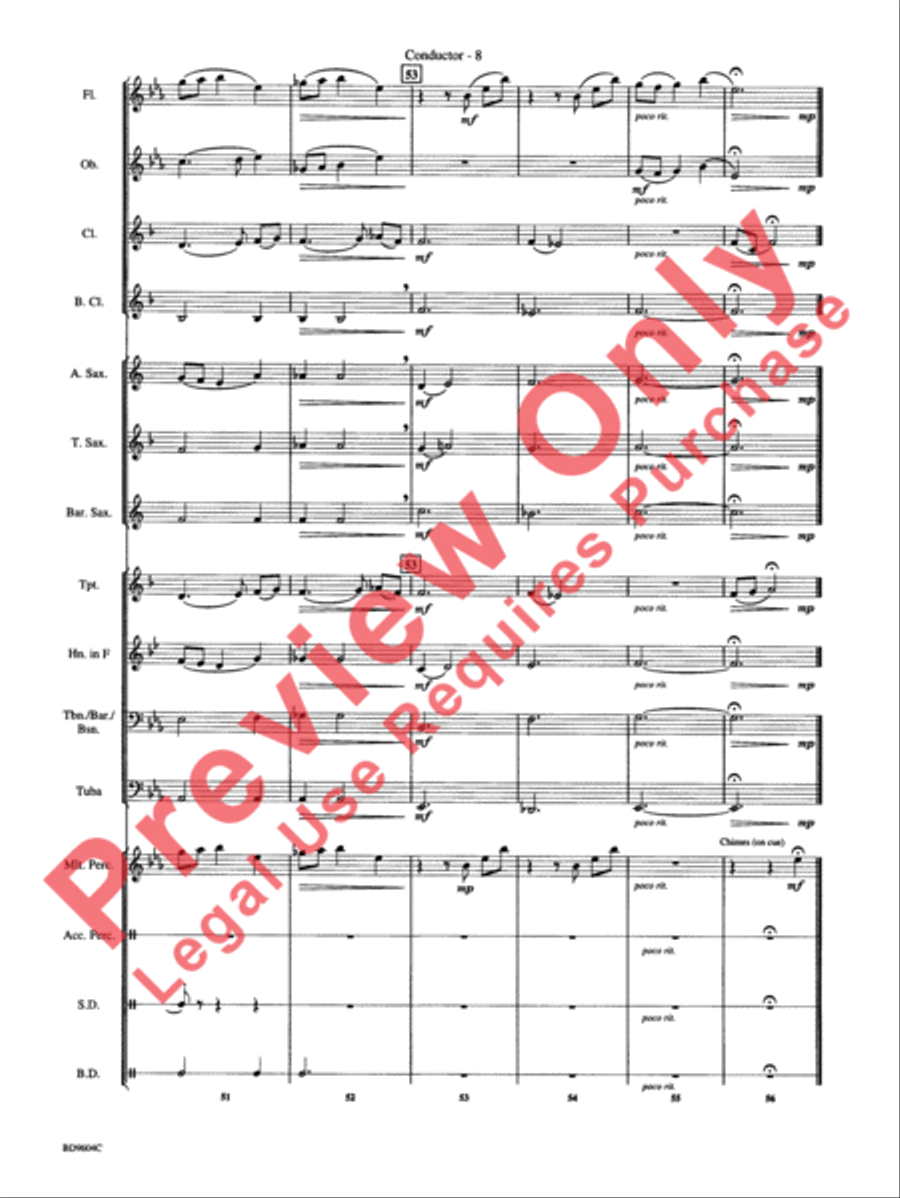 Canticle Canticle Concert Band scores gallery preview page 11