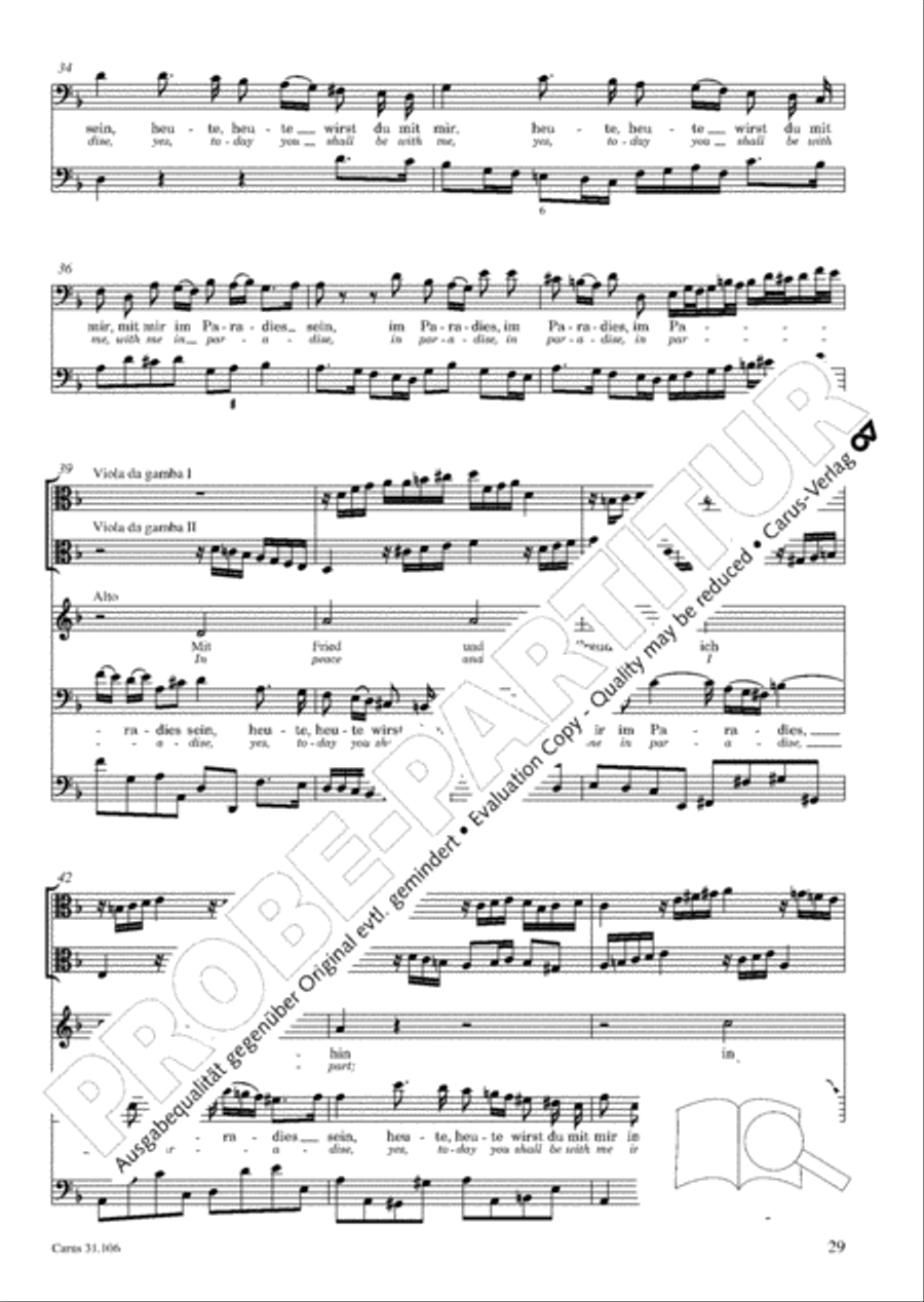 God's own time is the time appointed (Gottes Zeit ist die allerbeste Zeit) 4-Part scores gallery preview page 30