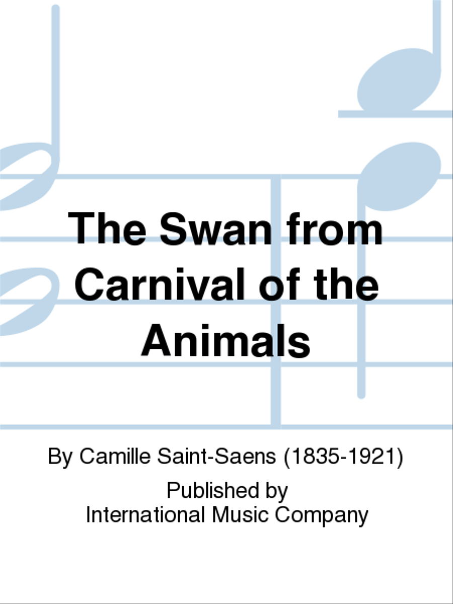 Book cover for The Swan From Carnival Of The Animals