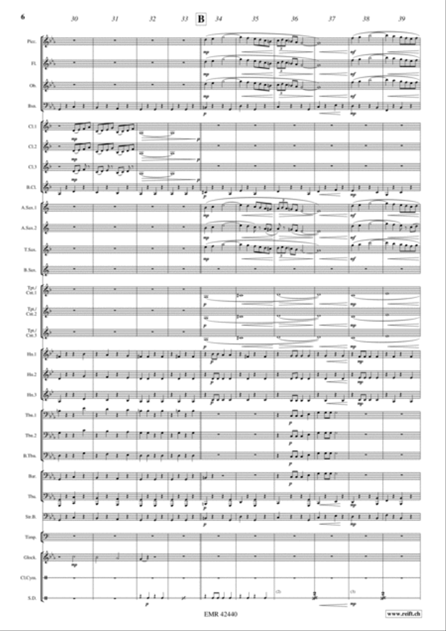 Gallito Gallito Concert Band scores gallery preview page 6