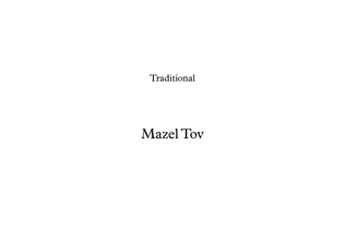 Mazel Tov - Traditional