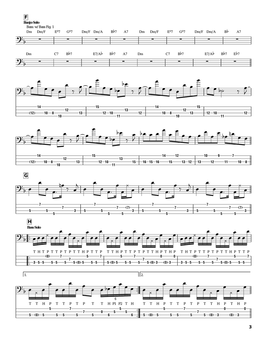 Sinister Minister Electric Guitar scores gallery preview page 3