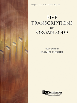 Book cover for Five Transcriptions for Organ Solo