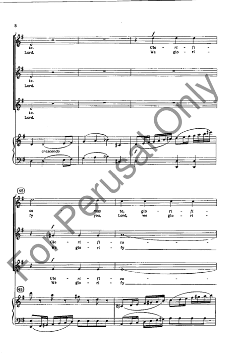 Gloria SSA scores gallery preview page 8