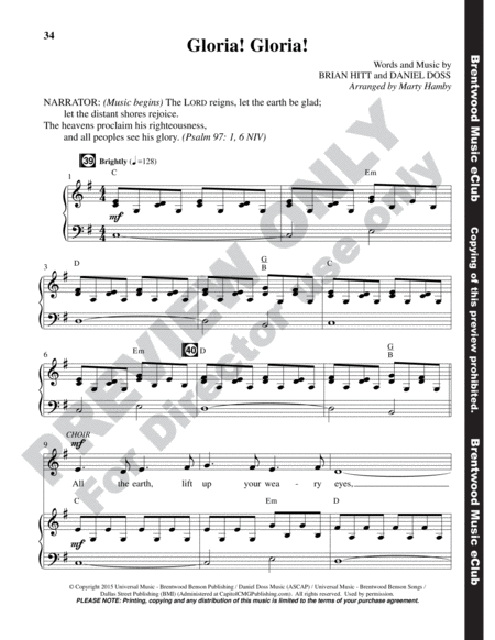 Gloria! Christ Has Come (Choral Book) image number null