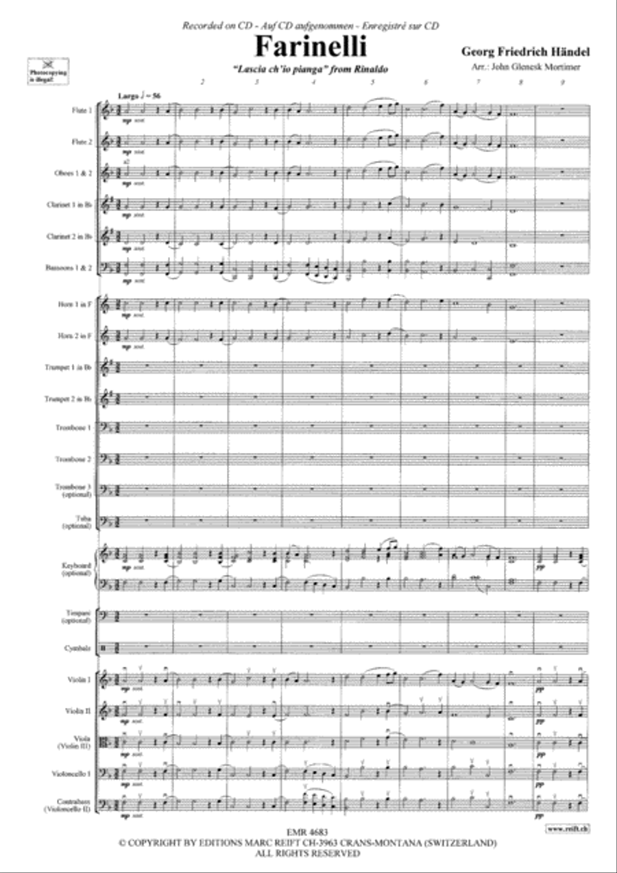 Farinelli Orchestra scores gallery preview page 4