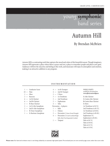 Autumn Hill: Score