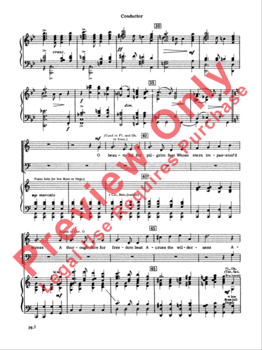 From Sea to Shining Sea Concert Band scores gallery preview page 5