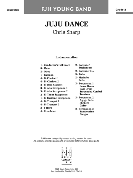 Juju Dance: Score
