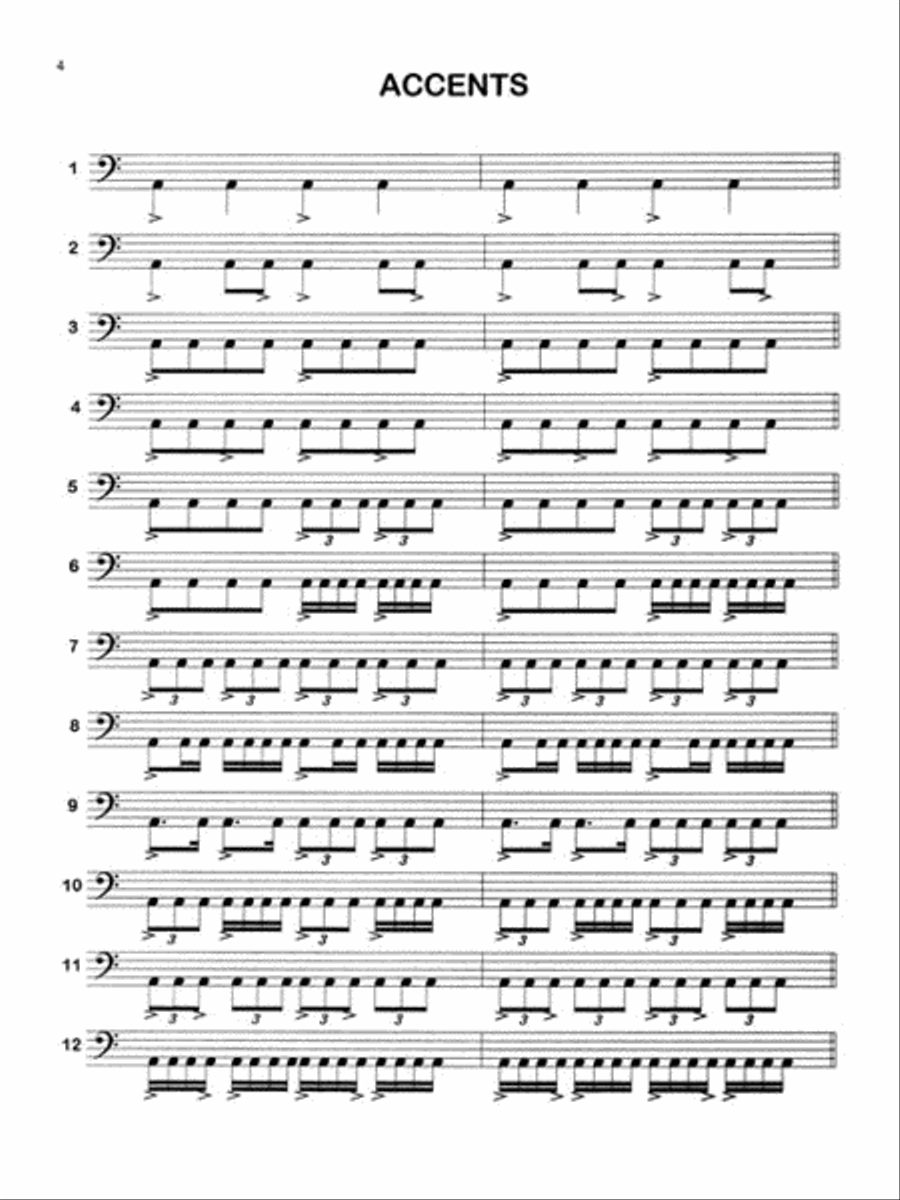 Bass Drum Control Drums scores gallery preview page 3