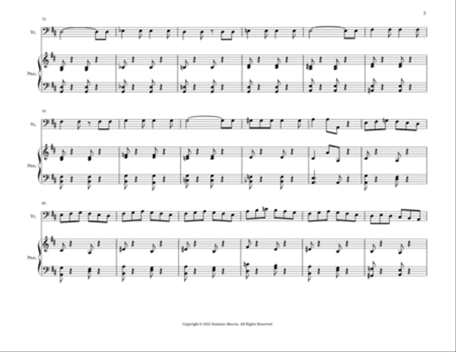 My Name Is John Wellington Wells String Duet scores gallery preview page 5