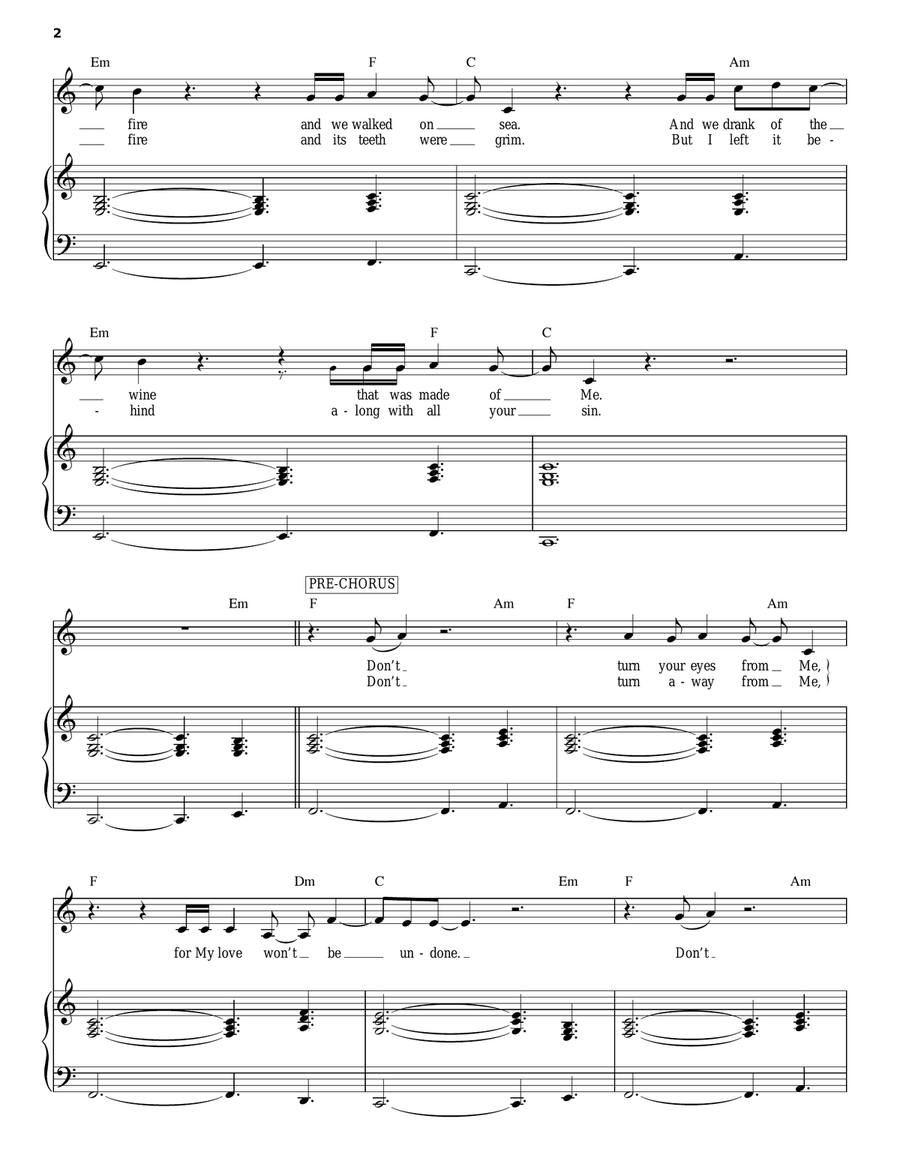 Closer Than You Know Voice scores gallery preview page 2