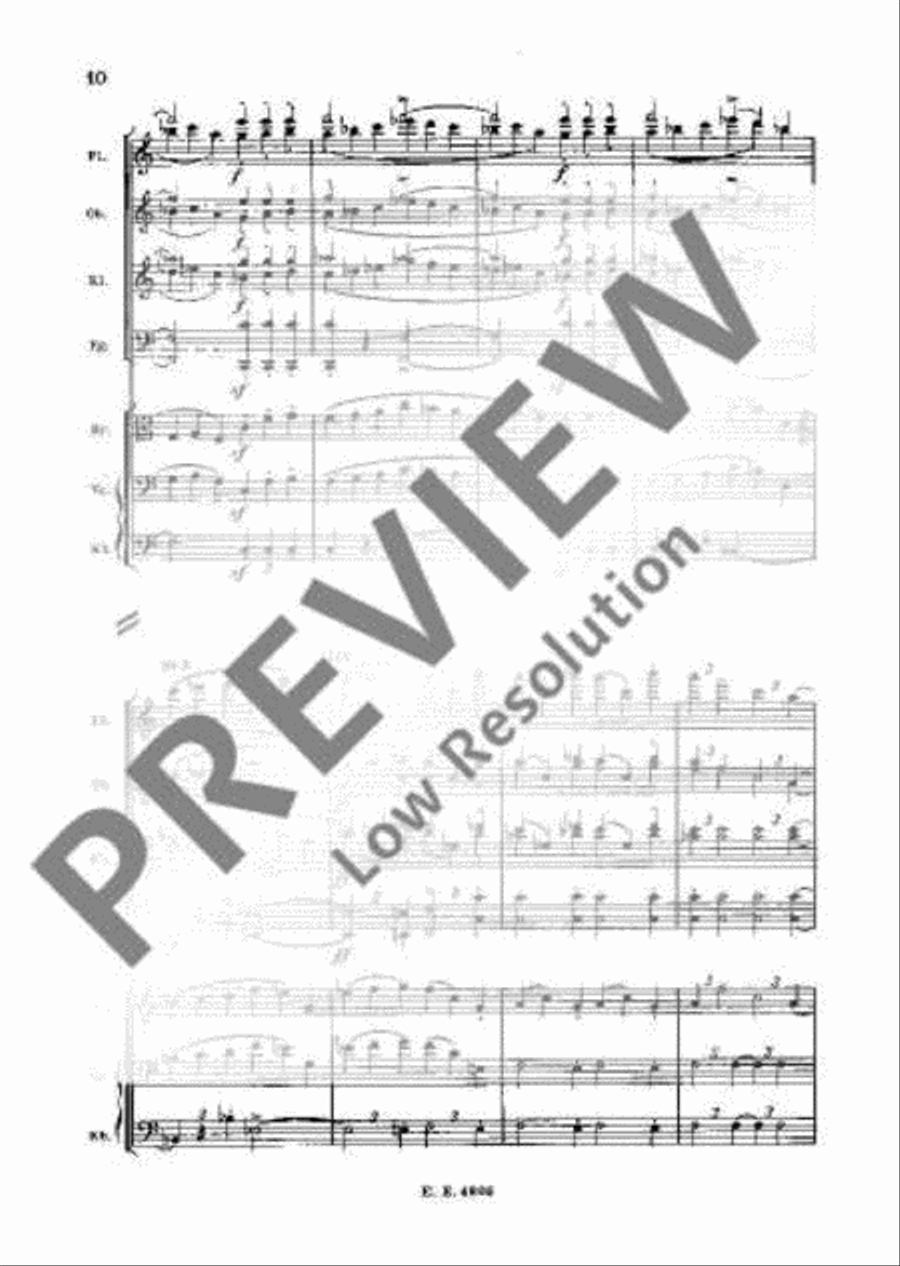Serenade for Orchestra A major Orchestra scores gallery preview page 19