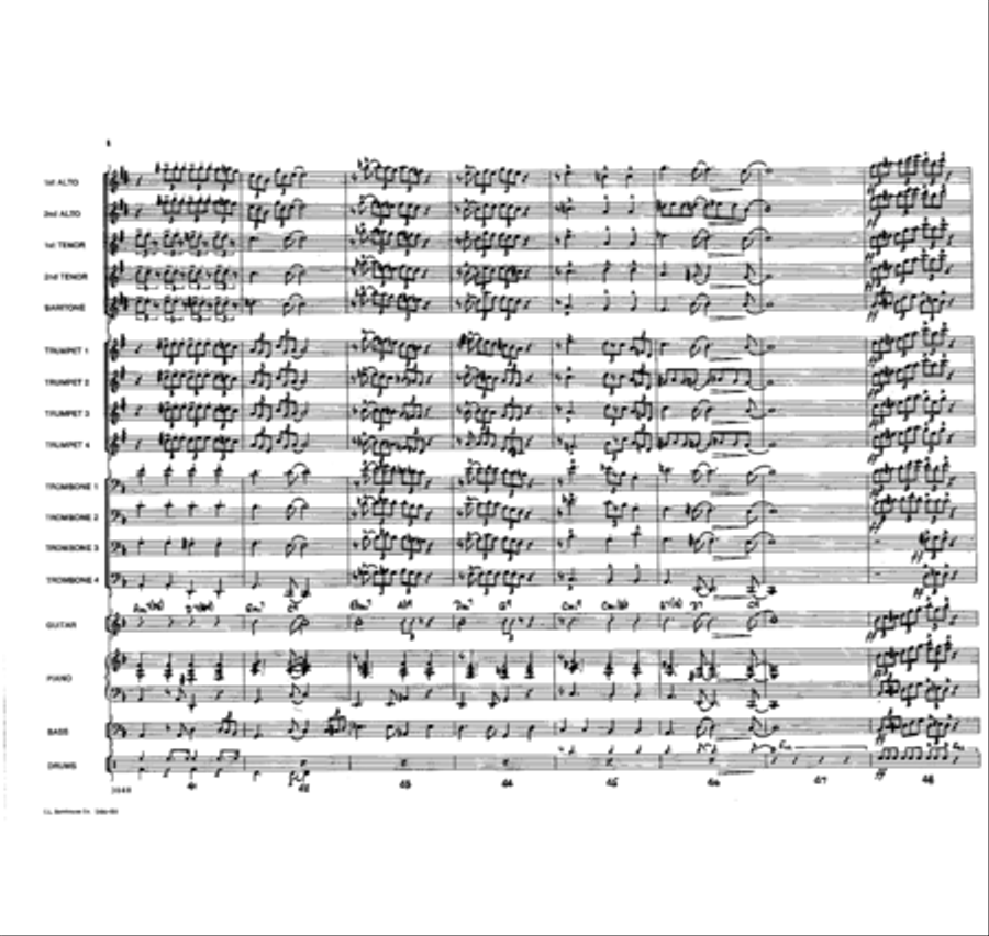 Senorita Blues Jazz Ensemble scores gallery preview page 7