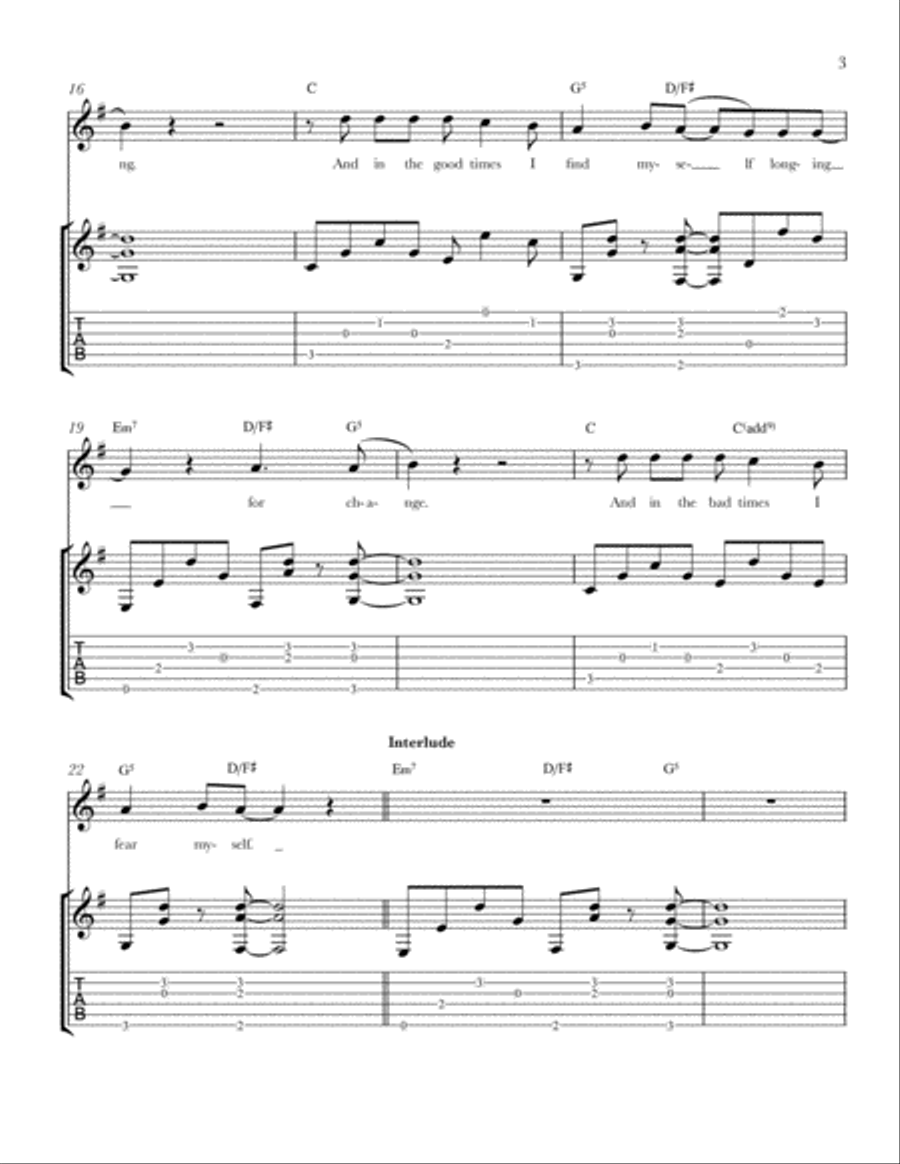 Shallow Guitar scores gallery preview page 6