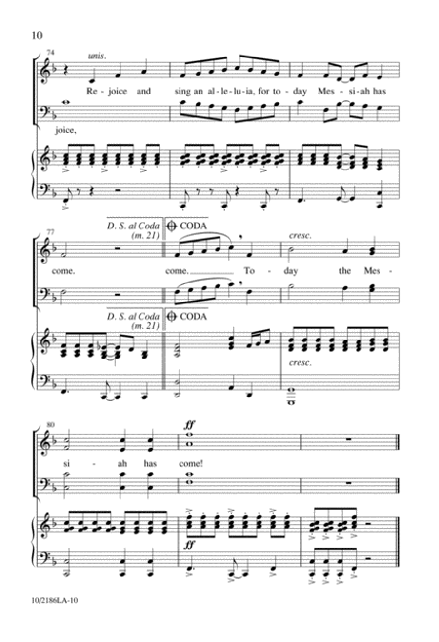 A Christmas Proclamation 4-Part scores gallery preview page 10