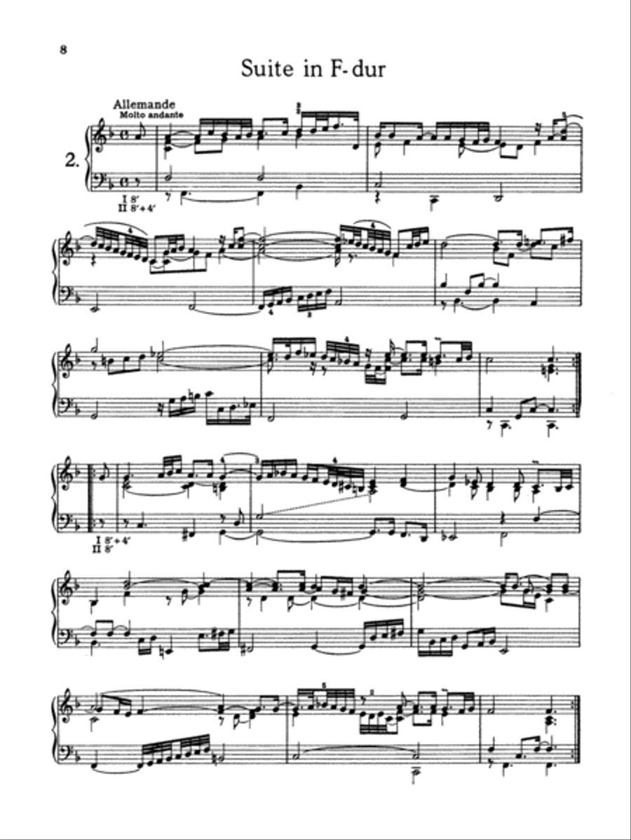Froberger: Selected Works for Cembalo Piano Solo scores gallery preview page 1