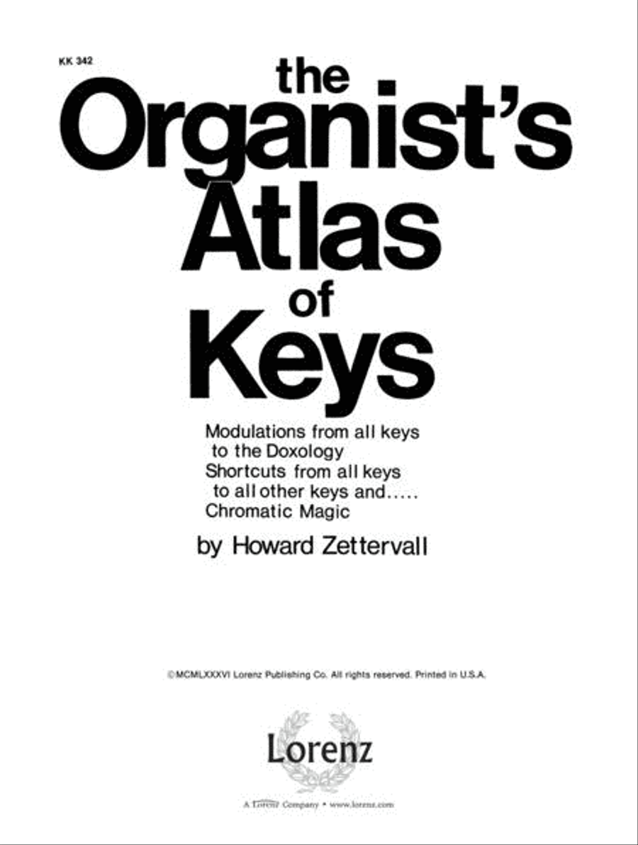 The Organist's Atlas of Keys