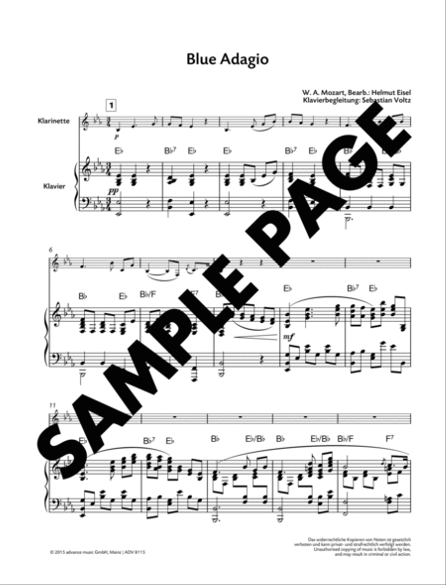 Blue Adagio Blue Adagio Small Ensemble scores gallery preview page 2