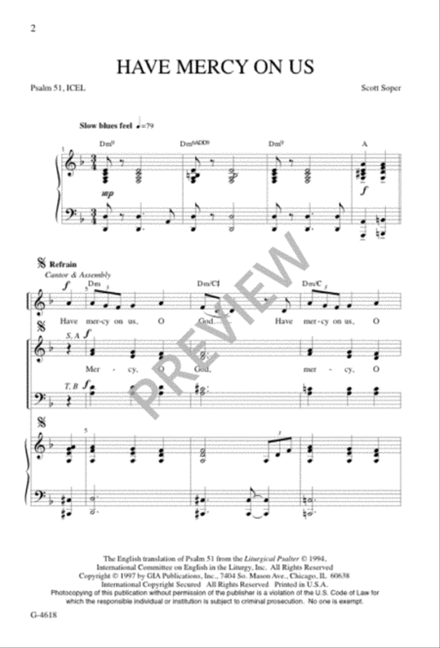 Have Mercy on Us Have Mercy on Us 4-Part scores gallery preview page 2