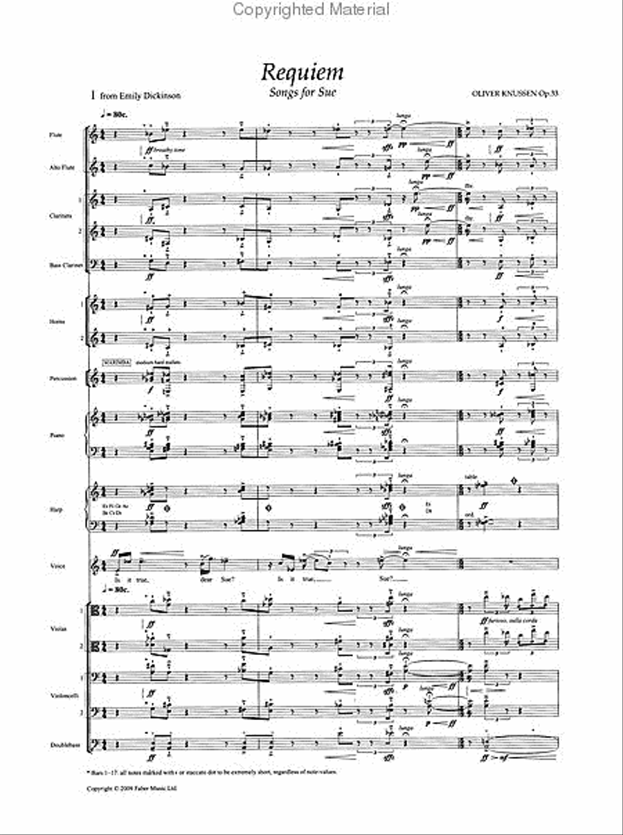 Requiem -- Songs for Sue Voice scores gallery preview page 2