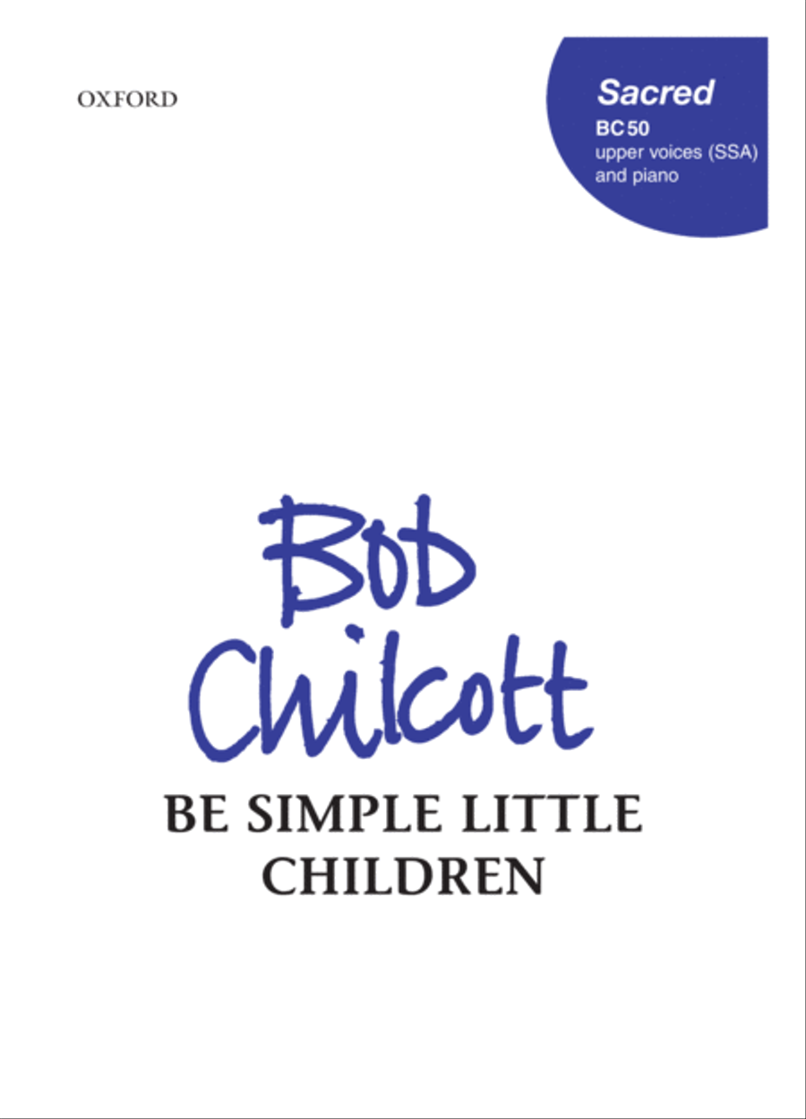 Be simple little children Choir scores gallery preview page 1