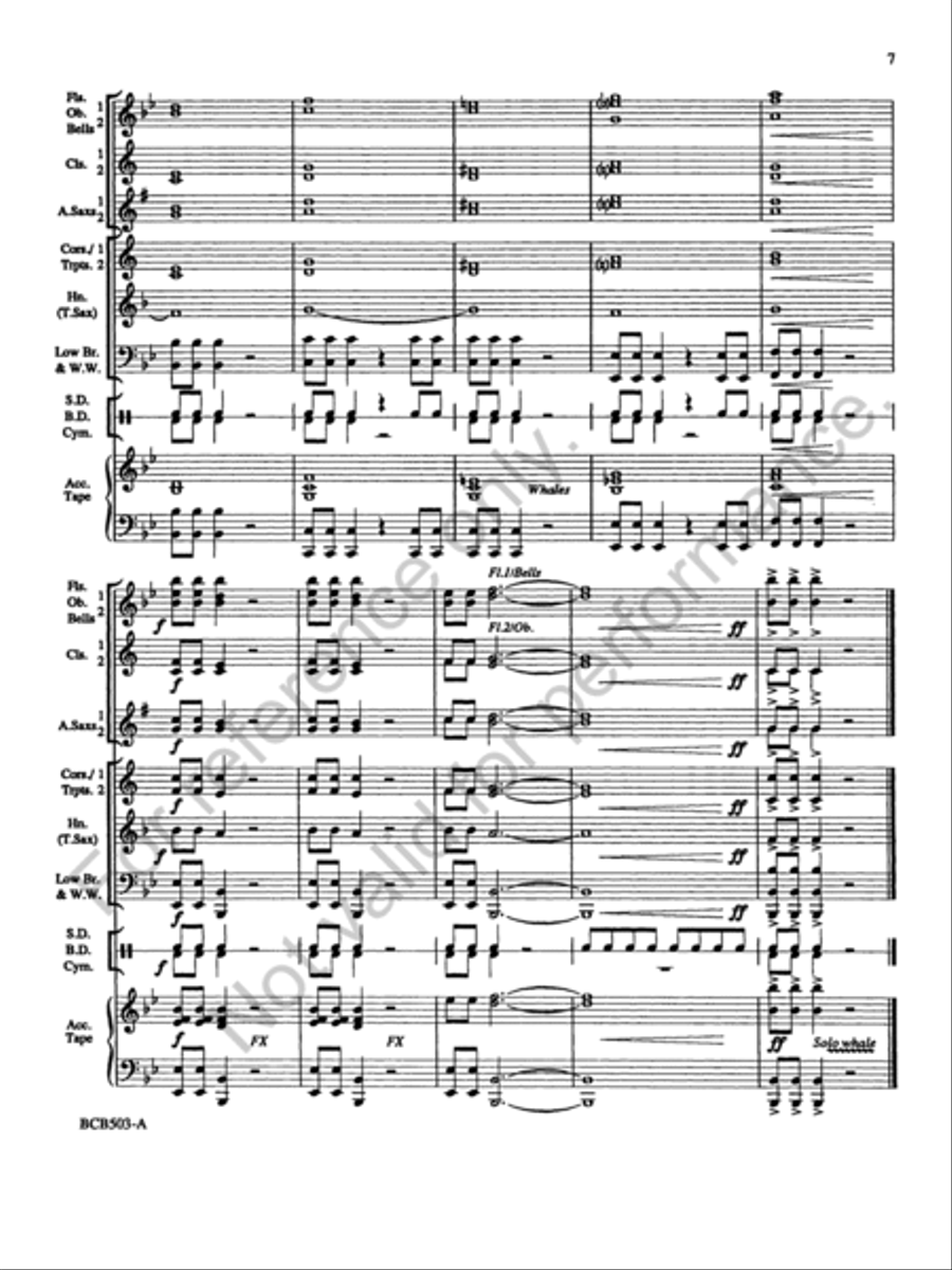 Nautilus Concert Band scores gallery preview page 3