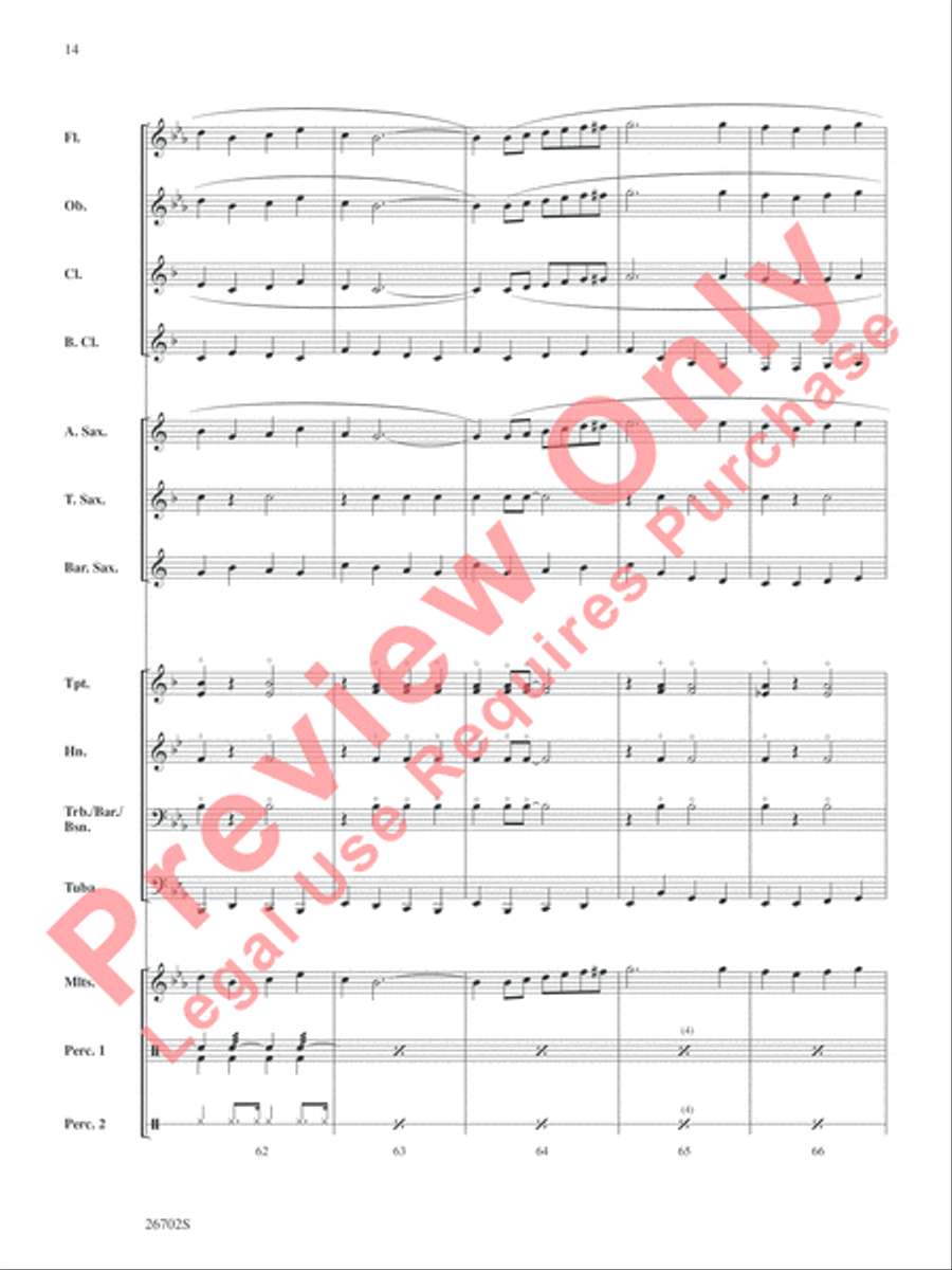 New Orleans Jubilee New Orleans Jubilee Concert Band scores gallery preview page 15